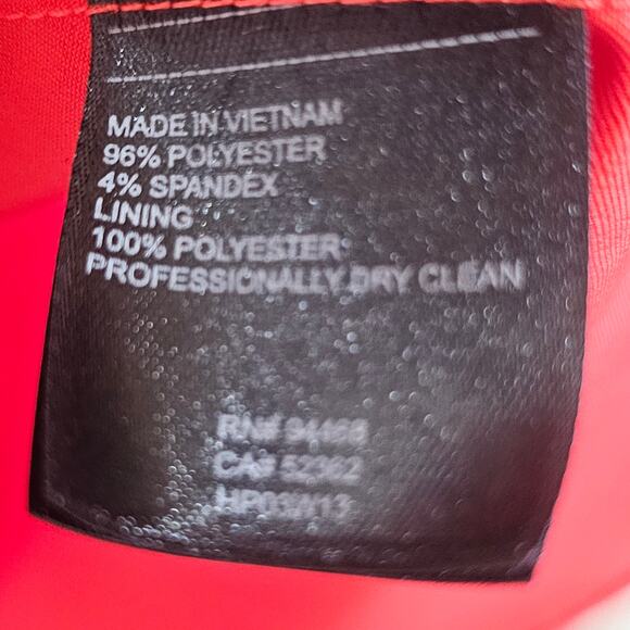 Laundry by Shelli Segal Red Satin Wrap Dress Size 10 - Picture 5 of 6